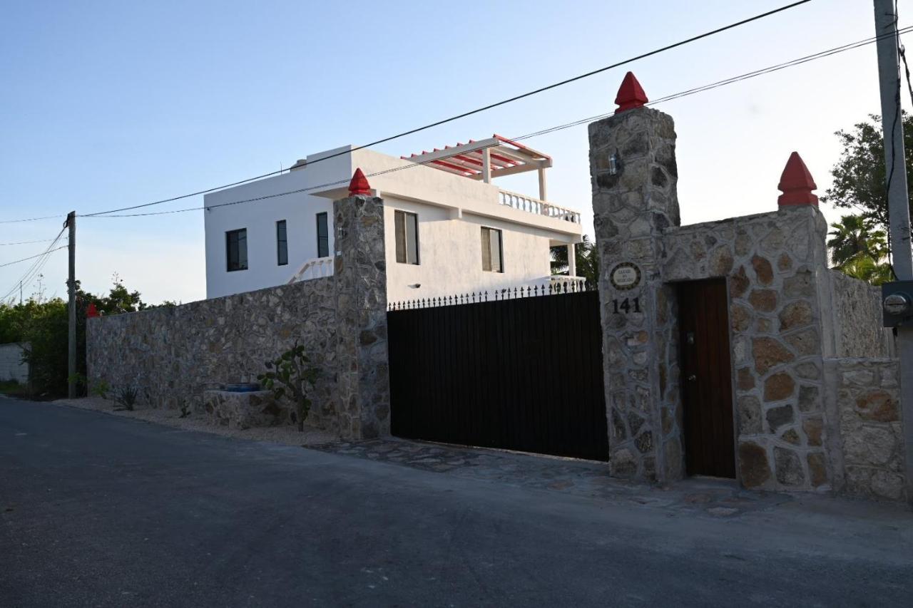 La Casa Del Mexicano Селестун Экстерьер фото
