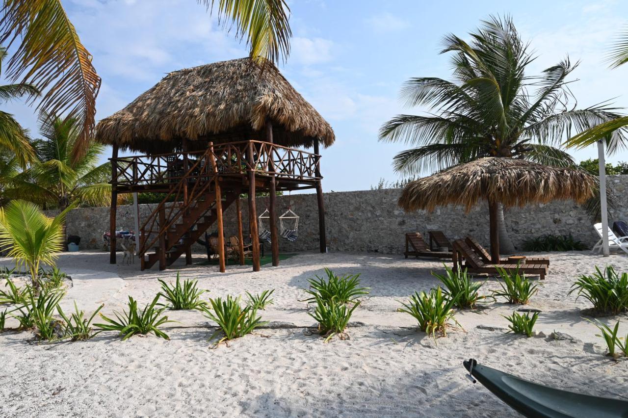 La Casa Del Mexicano Селестун Экстерьер фото