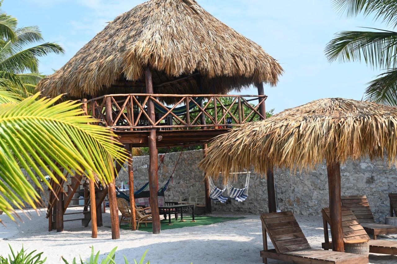 La Casa Del Mexicano Селестун Экстерьер фото
